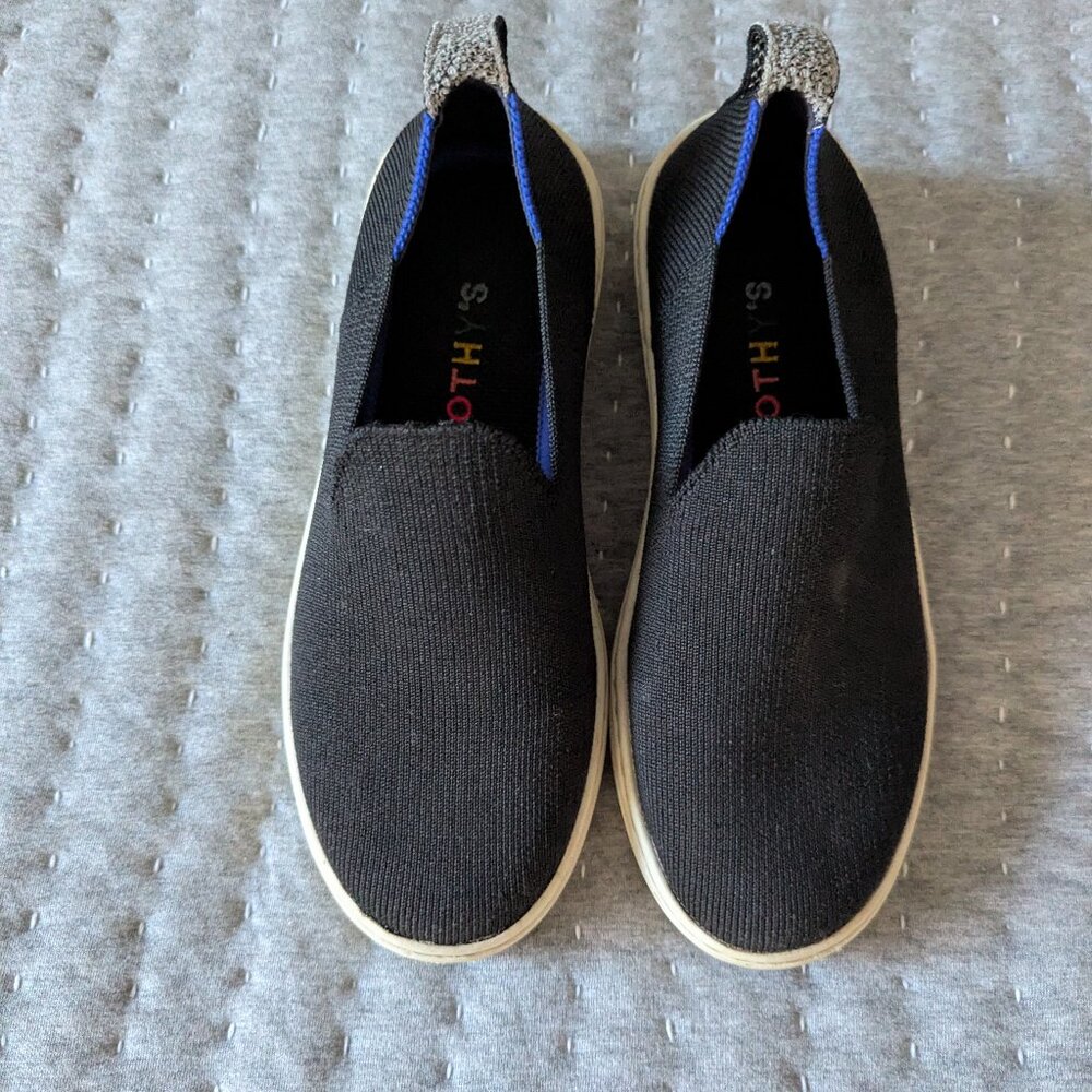 Rothy’s Kids The Sneaker - Solid Black - Like New - Size 3
